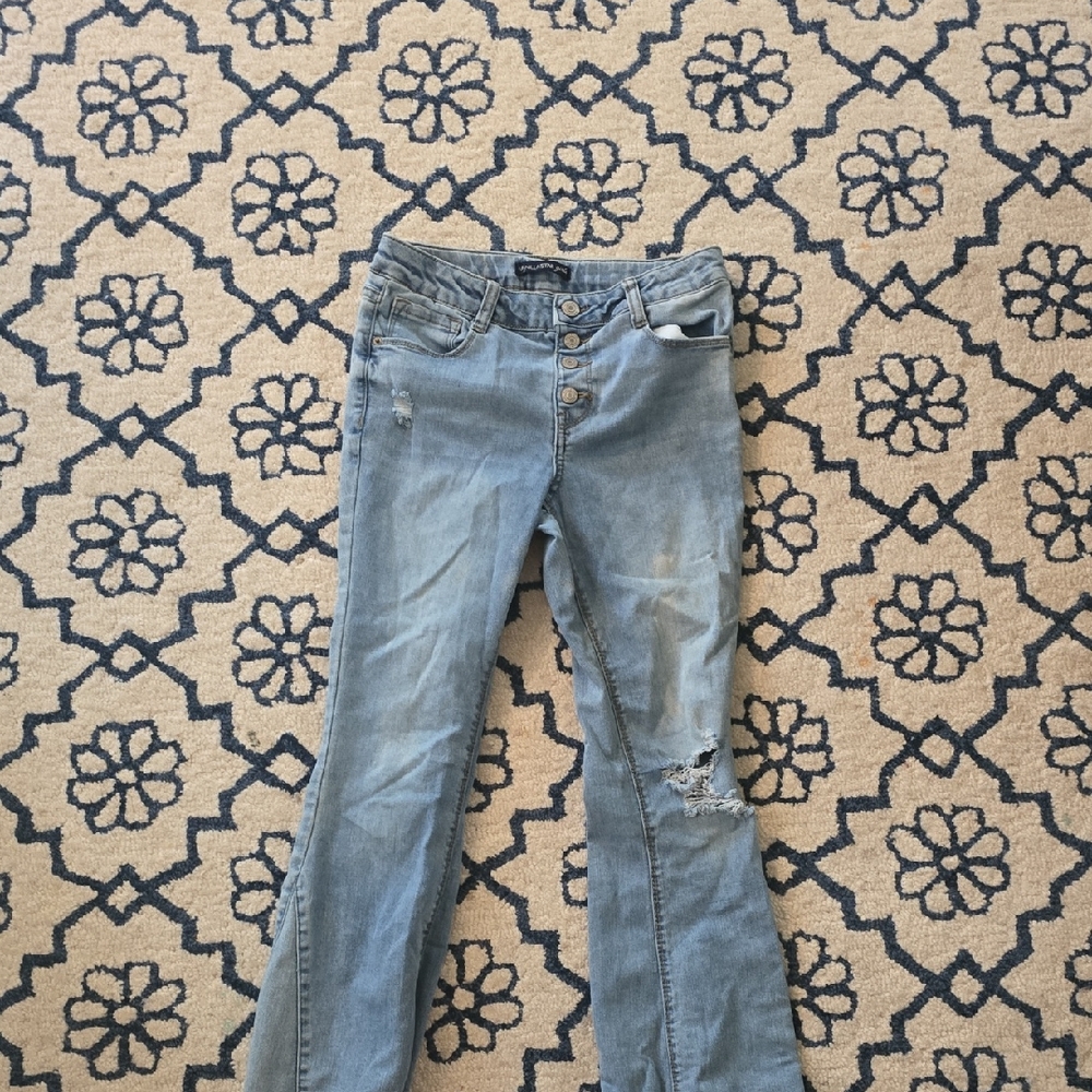 Vanilla Star Light Blue Flare Jeans